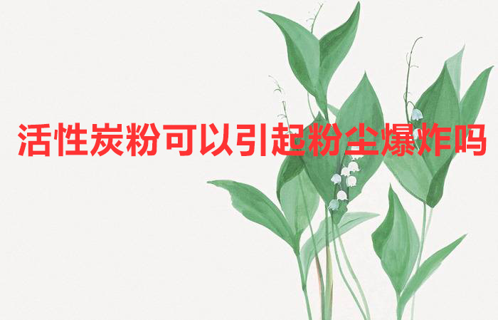 活性炭粉可以引起粉尘爆炸吗